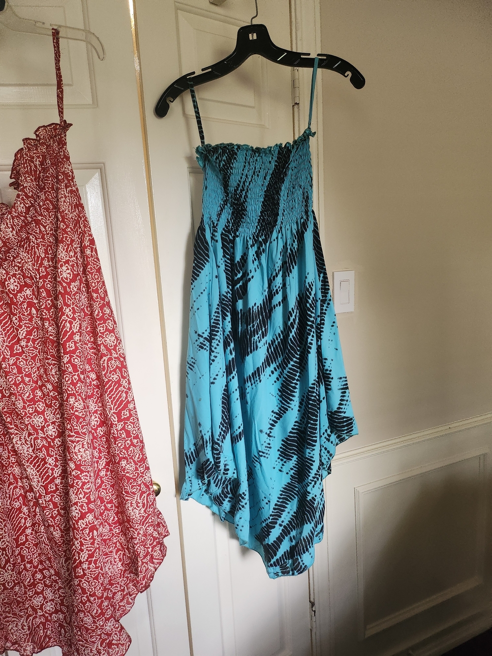 Elan Turquoise and Black Summer Dress